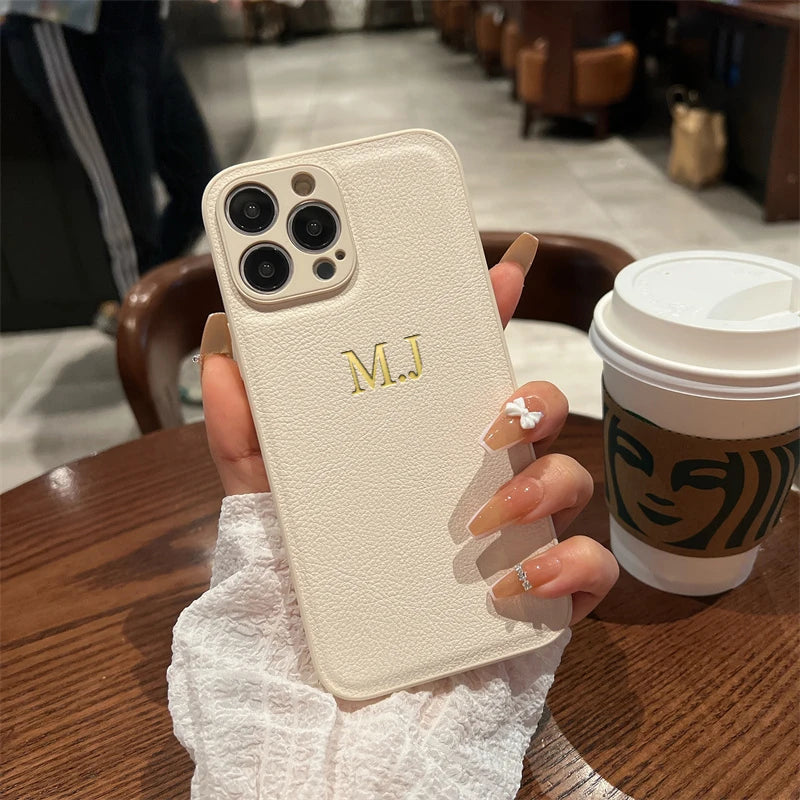 The [Leather] Case - IPhone
Your initials. In gold. One case in the world like it.