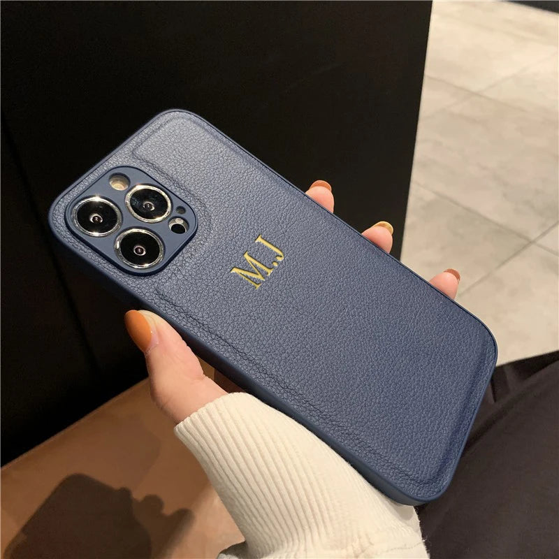 The [Leather] Case - IPhone
Your initials. In gold. One case in the world like it.